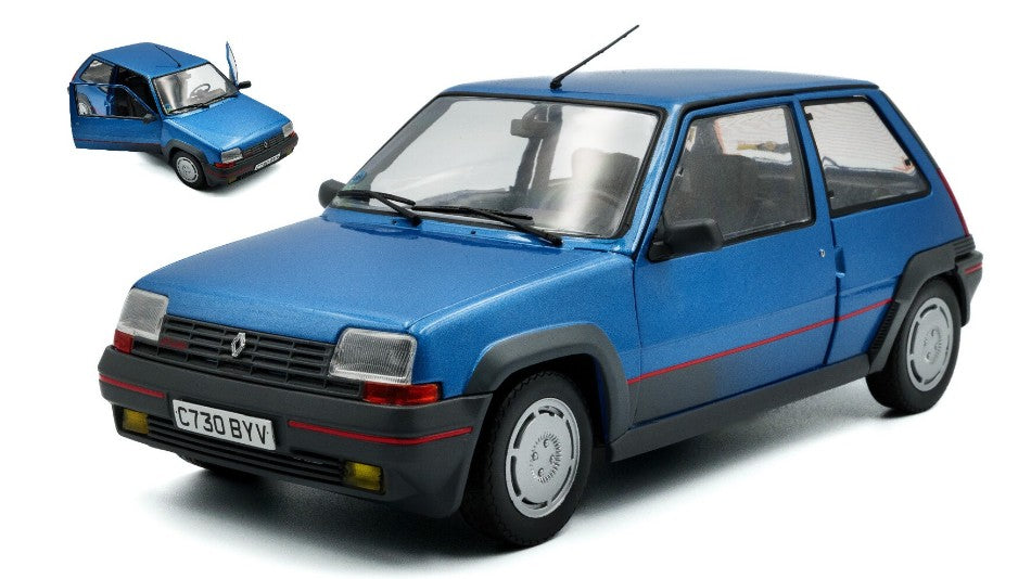 Renault R5 GT Turbo Mk1 1985 Alpine blu 1:18 – Solido