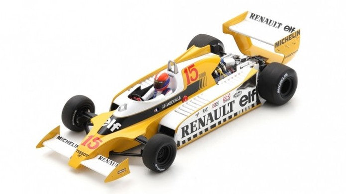 Renault RS11 Jean-pierre Jabouille 1979 N.15 Winner French GP – Spark Model 1:18