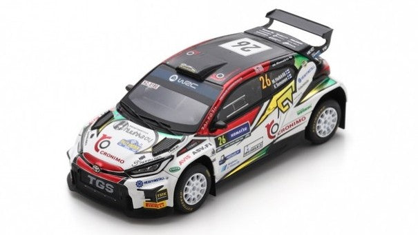 Toyota Yaris N.26 5th Rally Sweden 2024 M.HEIKKILA-K.TEMONEN – Spark Model 1:43