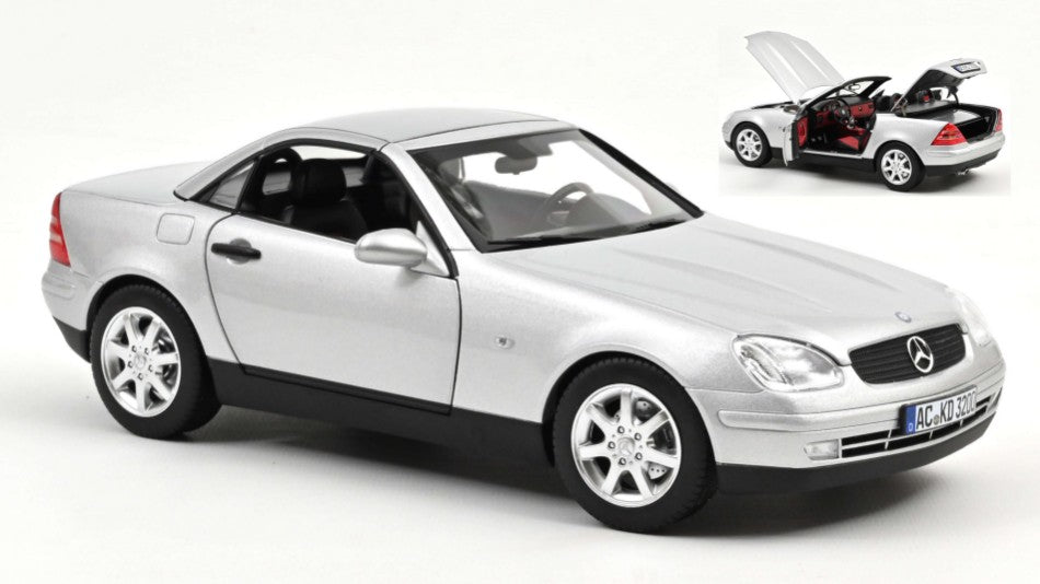 Mercedes Slk 1996 Brillant argento 1:18 – Norev