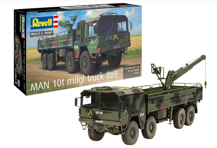 Man 10t Truck 8x8 Kit – Revell 1:35