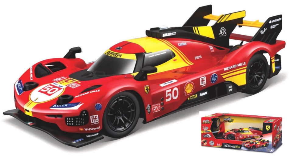Ferrari 499P N.50 Winner 24 H Le Mans 2024 Radiocomando – Maisto 1:24