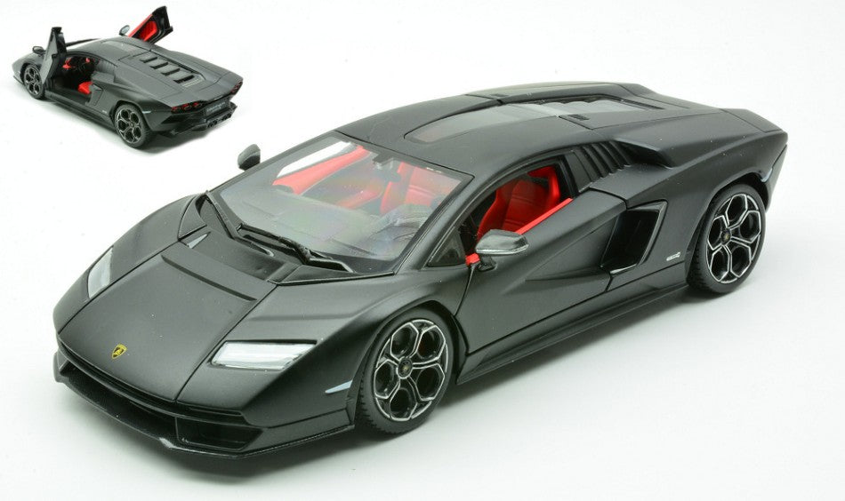Lamborghini Countach Lpi 800-4 Matt Black – Burago 1:24