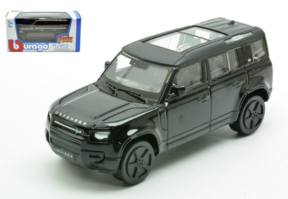 Land Rover Defender 110 Black – Burago 1:43