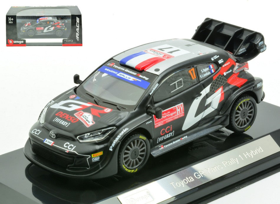 Toyota Yaris WRC Rally 1 Hybrid N.17 2024 Ogier-landais – Burago 1:43