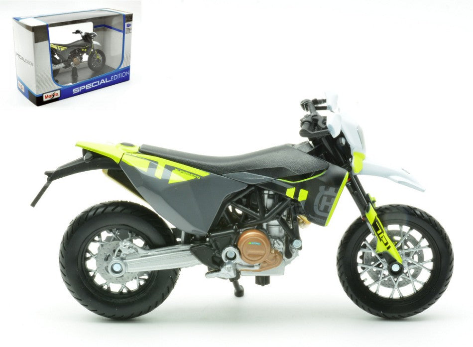 Husquarna Husky 701 Supermoto 2023 nero 1:18 – Maisto
