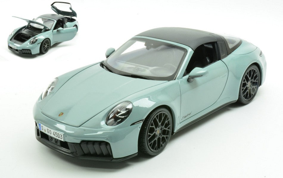 Porsche 911 (992.2) Targa 4 Gts Hybrid 2025 Pastelgrey 1:18 – Maisto