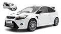 Ford Focus Rs MK2 2009 Plus Frozen White – Solido 1:18