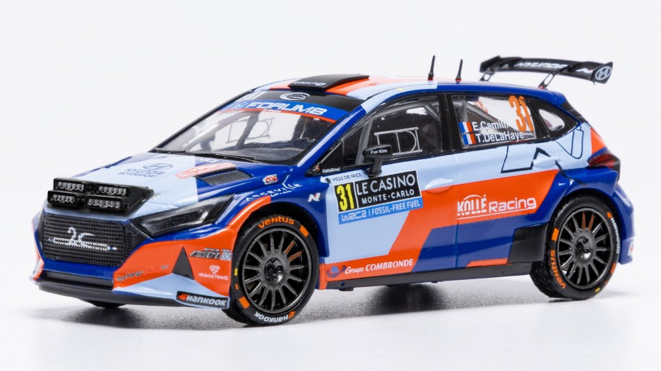 Hyundai i20 N N.31 RALLY2 Monte Carlo 2025 Camilli-de La Haye – Ixo Model 1:43
