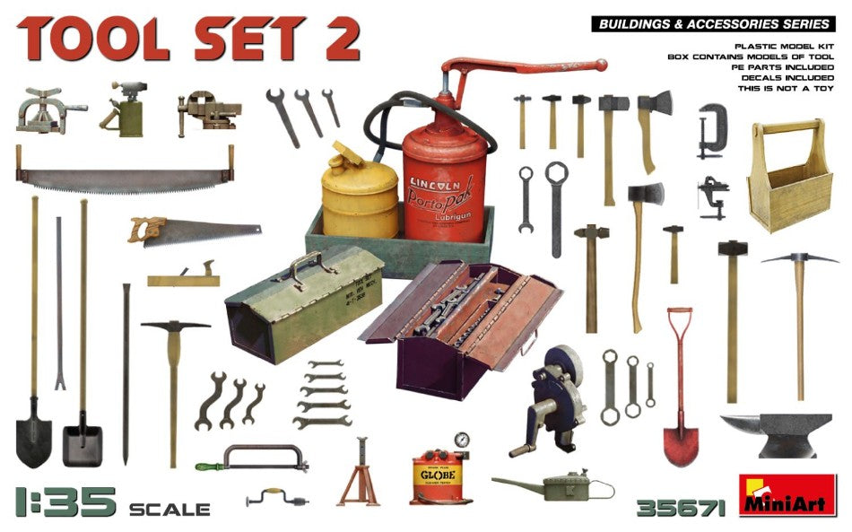 Tool Set N.2 Kit – Miniart 1:35