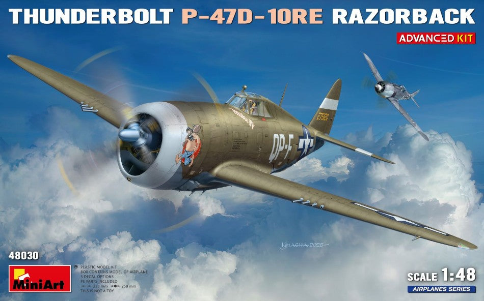 Thunderbolt P-47D-10RE Razorback Advanced Kit – Miniart 1:48