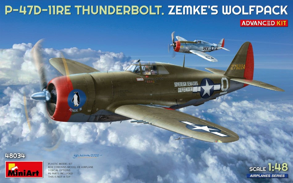 P-47D-11 Re Thunderbolt Zemke's Wolfpack Advanced Kit – Miniart 1:48