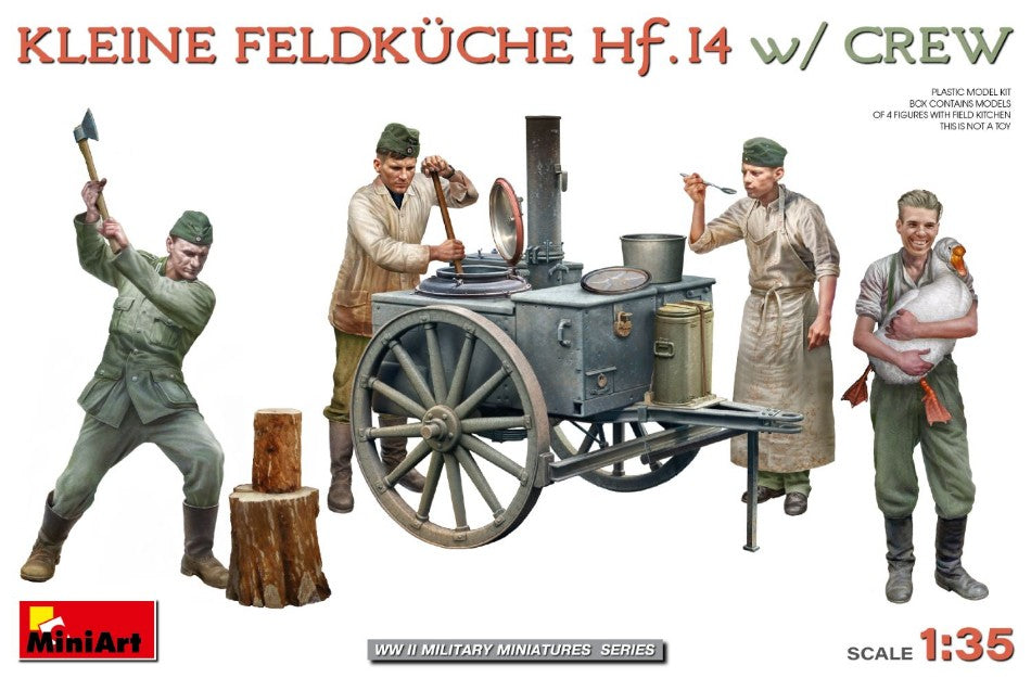 Cucina Da Campo Kleine Feldkche HF.14 W/crew Kit – Miniart 1:35