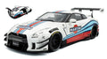 Nissan GT-R (R35) W/ Liberty Walk Body Kit 2.0 M 2024 Martini 1:18 – Solido