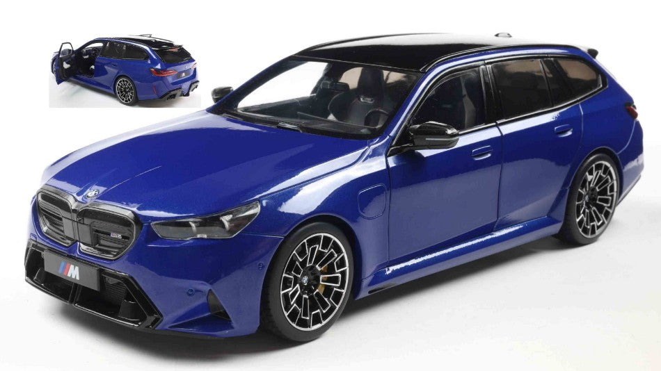 BMW M5 Touring 2025 Marina Bay Blue Metallic – Solido 1:18