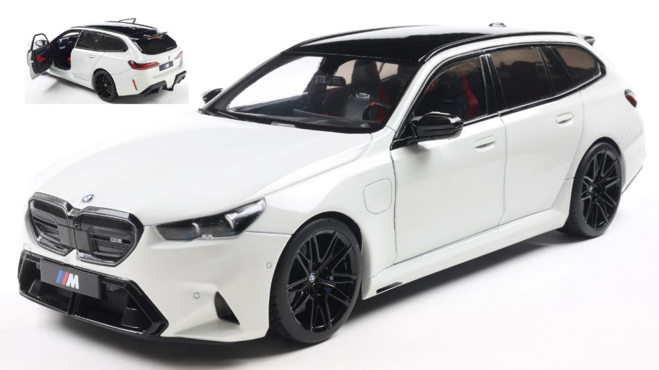 BMW M5 Touring 2025 Alpine White Solid – Solido 1:18