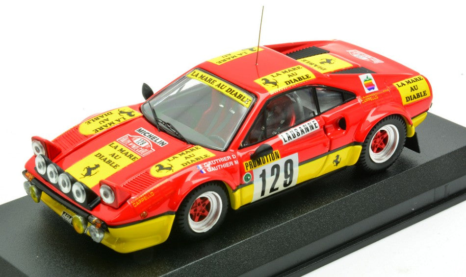 Ferrari 308 Gtb N.129 Rally Montecarlo 1983 D.GAUTHIER-M.GAUTHIER – Best Model 1:43