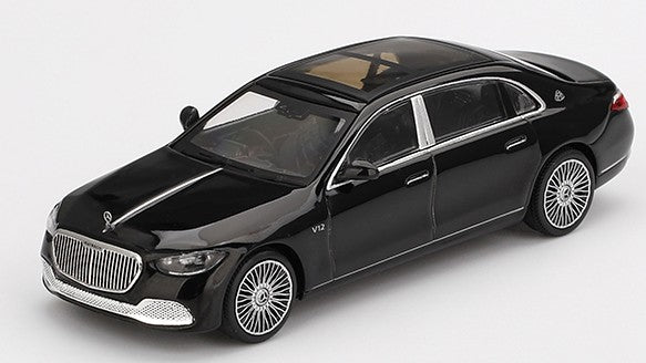 Mercedes-maybach S680 2022 Black – Mini GT 1:64