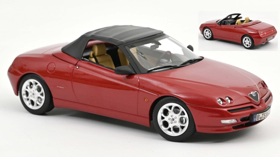 Alfa Romeo Spider 1999 Proteo Red Metallic – Norev 1:18