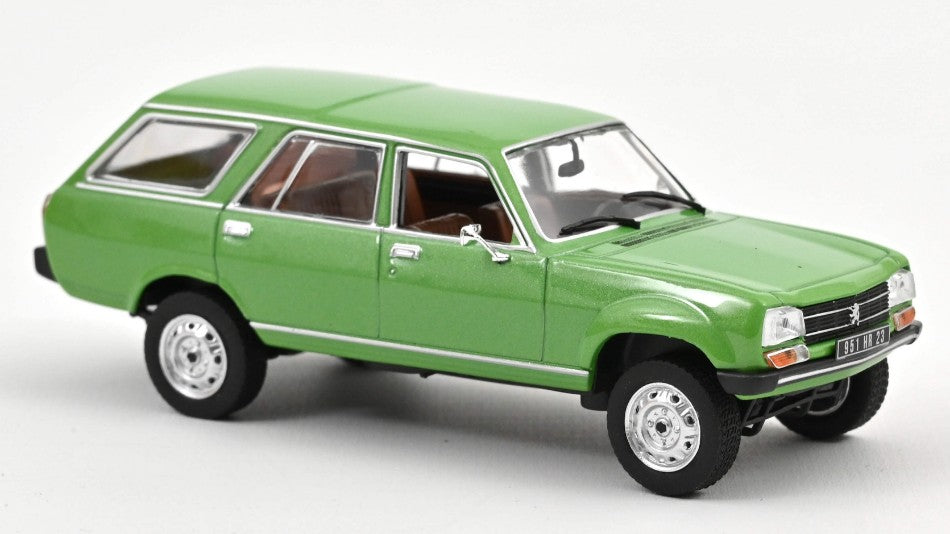 Peugeot 504 Break 1980 Green Metallic – Norev 1:43