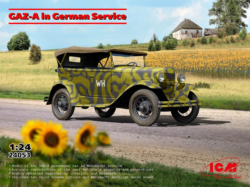 Gaz-a In German Service Kit – ICM 1:24