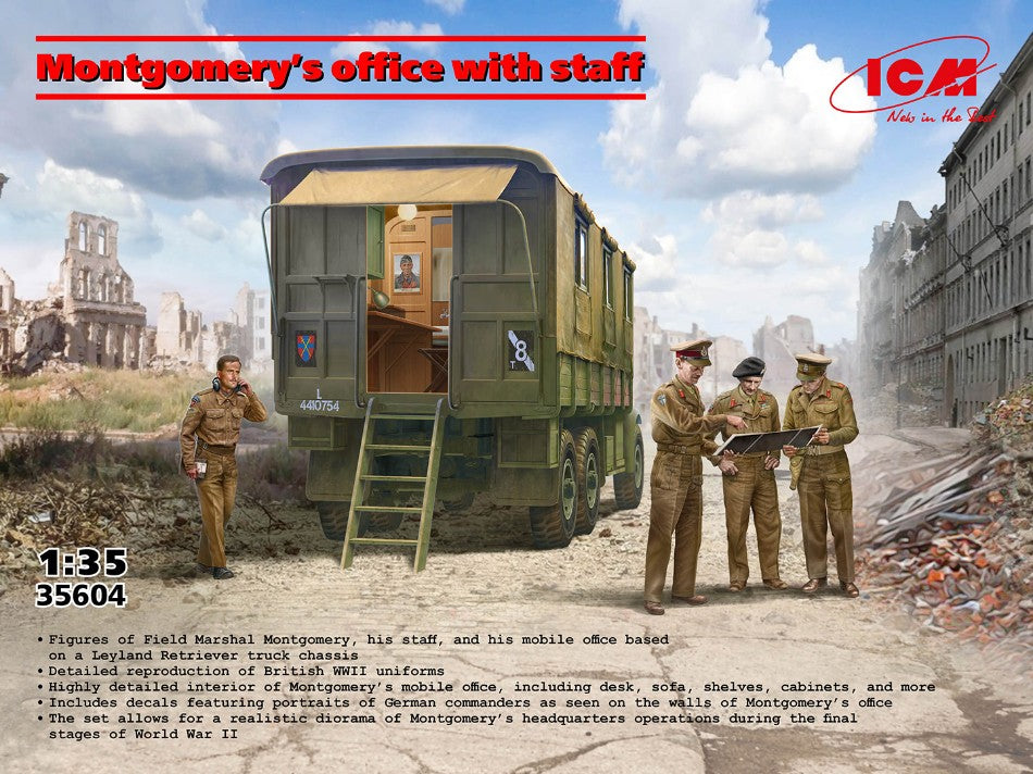 Montgomery's Office With Staff Kit – ICM 1:35