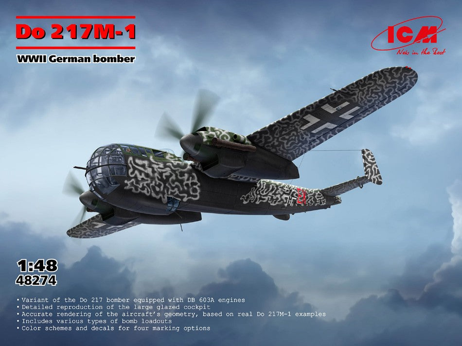 Do 217M-1 WWII German Bomber Kit – ICM 1:48
