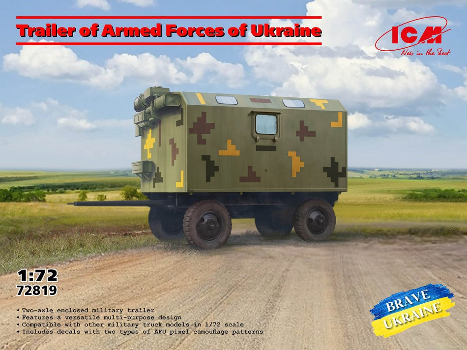 Trailer Of Armed Forces Of Ukraine Kit – ICM 1:72