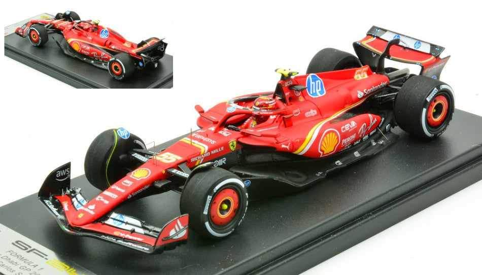 Ferrari SF-24 N.55 2nd Abu Dhabi GP 2024 C.SAINZ – Looksmart 1:43