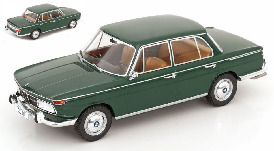 BMW 2000 (typ 121) 1966 Dark Green – ModelCarGroup 1:18