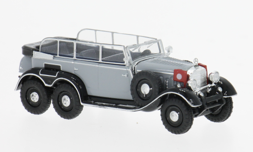 Mercedes G4 Convertible 1938 Grey – Brekina 1:87