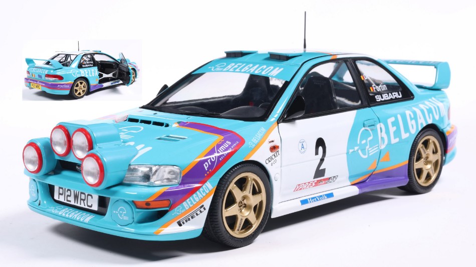 Subaru Impreza Wrc N.2 Ypres Rally 1998 De Mevius/Fortin 1:18 – Solido