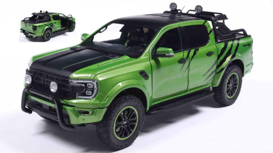 Ford Ranger Raptor Metallic Green 2024 – Solido 1:18
