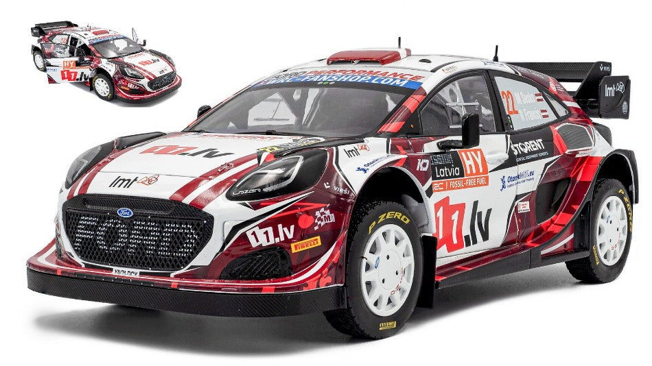 Ford Puma Hybrid N.22 Rally1 Latvia 2024 M.Sesks-R.Francis 1:18 – Solido