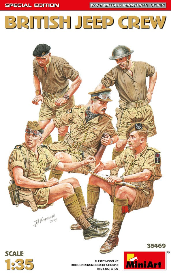 British Jeep Crew Special Edition Kit – Miniart 1:35