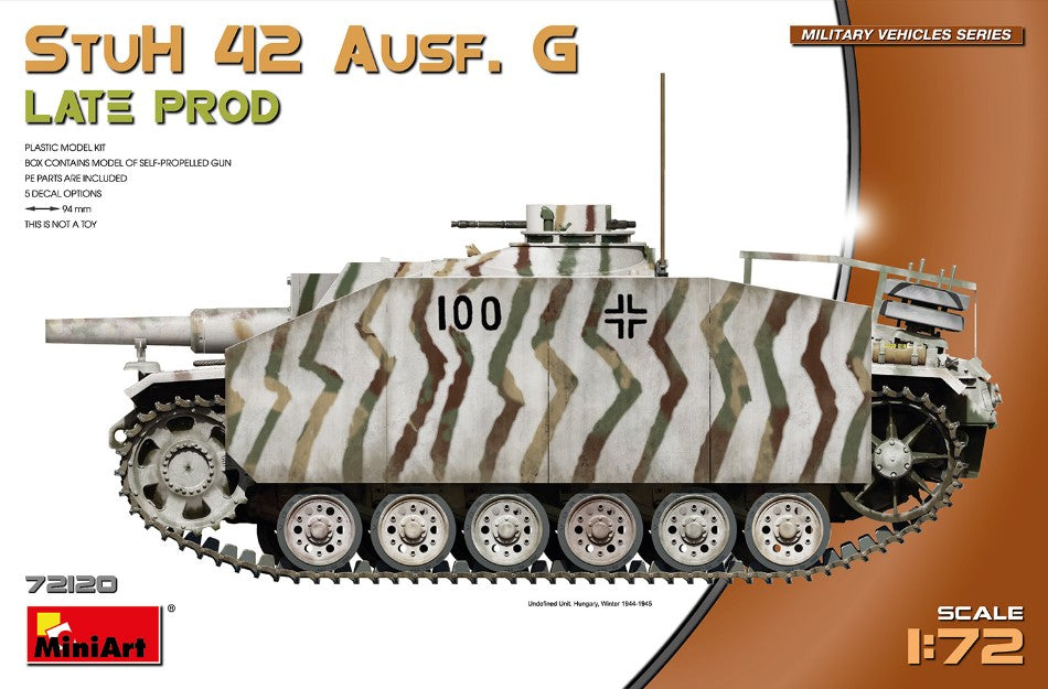 Stuh 42 Ausf. G Late Production Kit – Miniart 1:72
