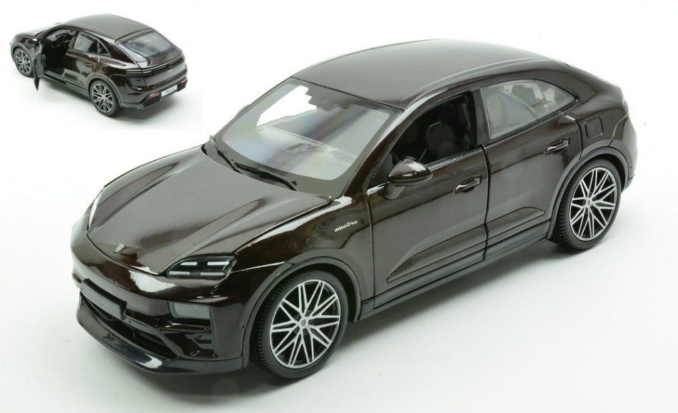 Porsche Macan Turbo Electric Dark Violet – Burago 1:24
