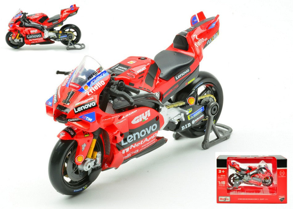Ducati Desmosedici Lenovo N.1 2024 Francesco Bagnaia – Maisto 1:18