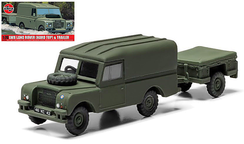 Lwb Land Rover (hard Top) Kit – Airfix 1:76