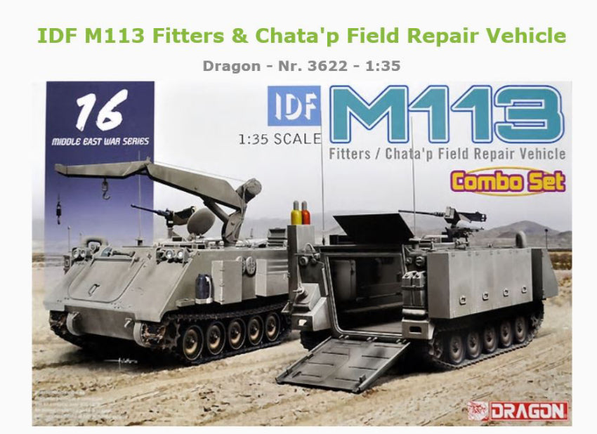 Idf M113 Fitters & Chata P Field Repair Vehicle Kit – Dragon 1:35