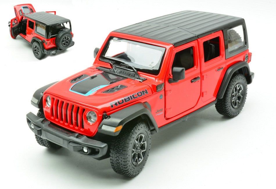 Jeep Wrangler Rubicon 4xe Red – Rastar 1:24