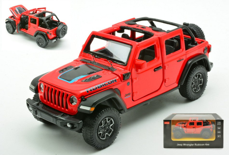 Jeep Wrangler Rubicon 4xe Red – Rastar 1:32