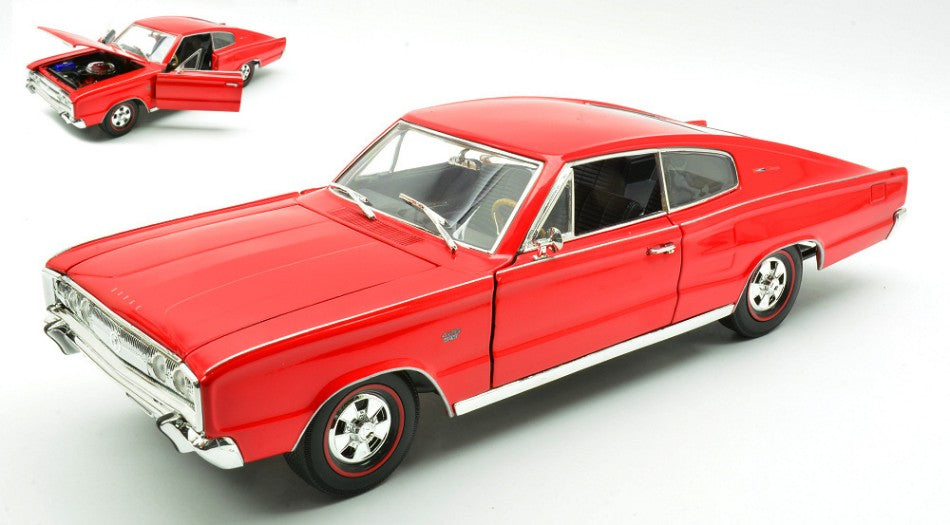 Dodge Charger 1966 Red – Lucky Die Cast 1:18