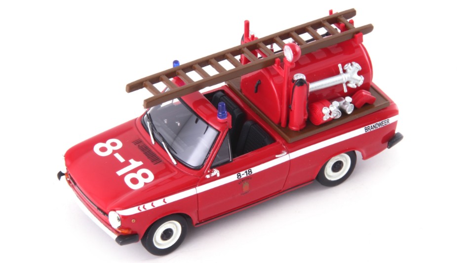 Daf 46 Brandweer 1974 Red – Autocult 1:43