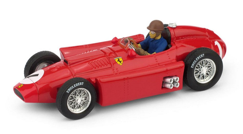 Ferrari D 50 M.FANGIO 1956 N.1 World Champion British GP W/pilote – Brumm 1:43