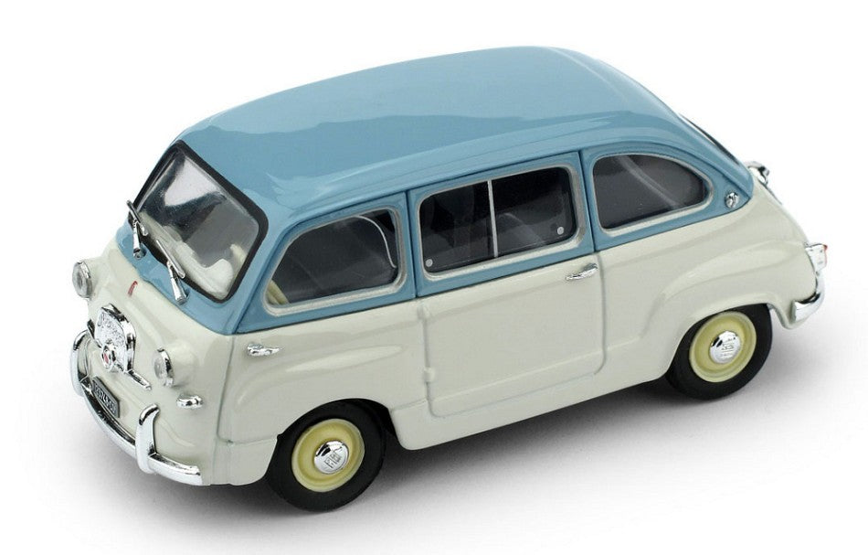 Fiat 600 Multipla 1^ Serie 1956 Azzurro Cenere/grigio Chiaro – Brumm 1:43