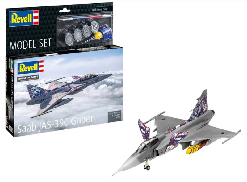 Model Set Saab JAS-39C Gripen Kit – Revell 1:72