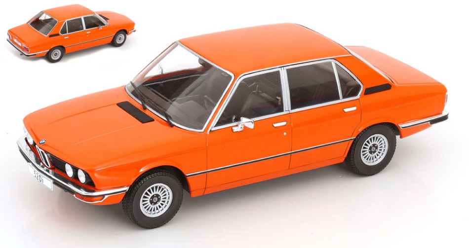 BMW 5er (E12) 1973 Orange – ModelCarGroup 1:18
