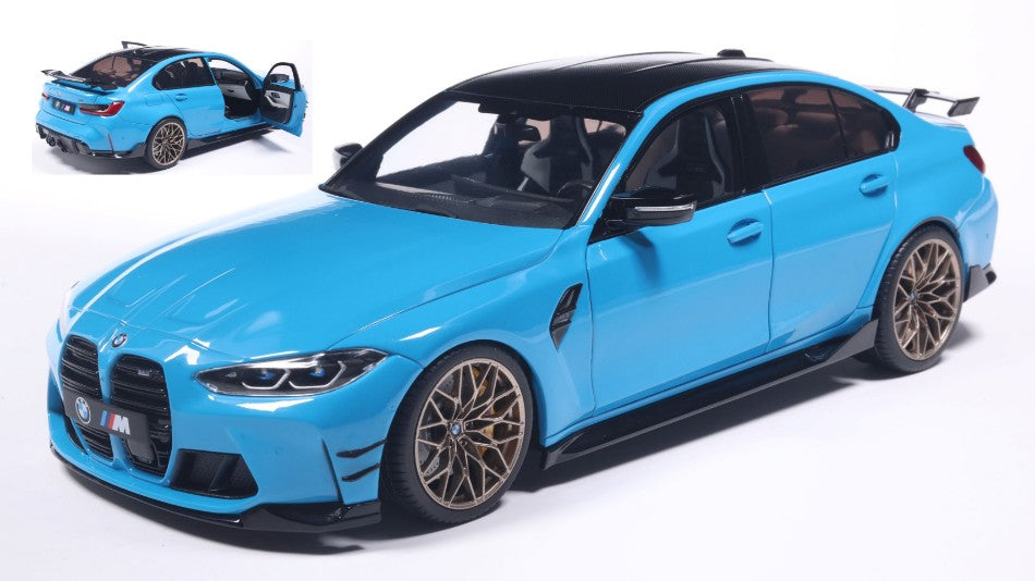 BMW M3 Performance Parts Daytona Beach Blue 2024 – Solido 1:18