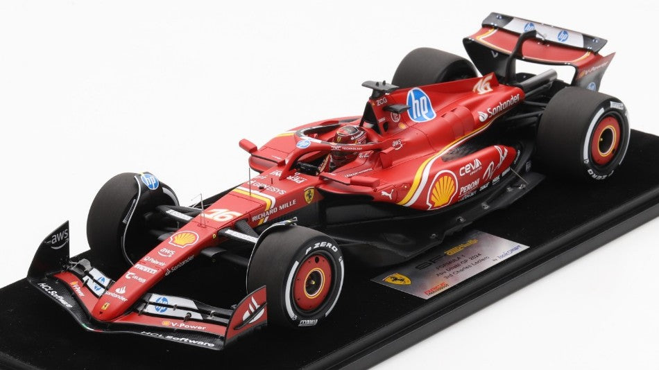 Ferrari SF-24 N.16 3rd Abu Dhabi GP 2024 C.LECLERC – Looksmart 1:18